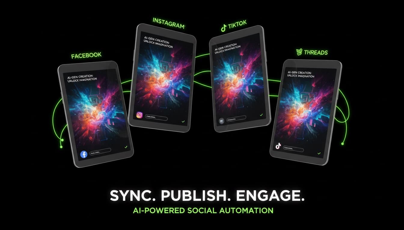 Post to 4 platforms at once